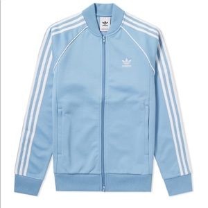 ash blue adidas jacket